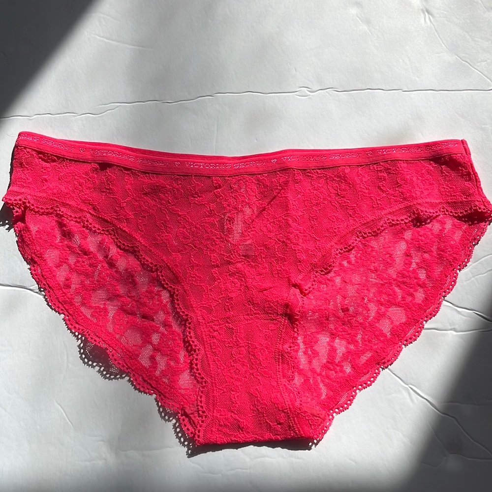 Victoria’s Secret pink floral bikini panty